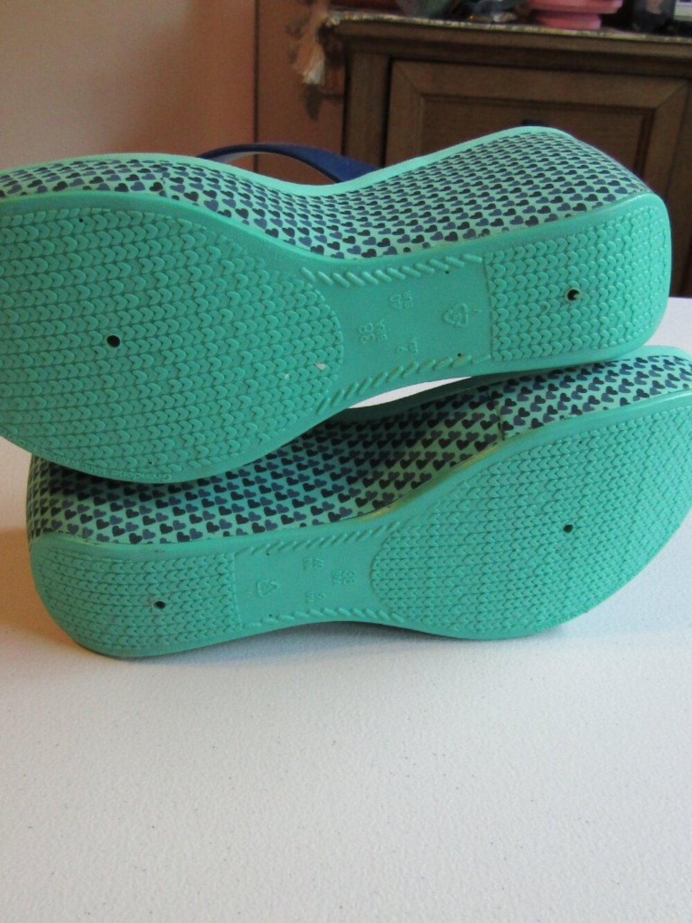 Zaxy Lipstick 2 Wedge Platform Flip Flop Sandals - Picture 4 of 9